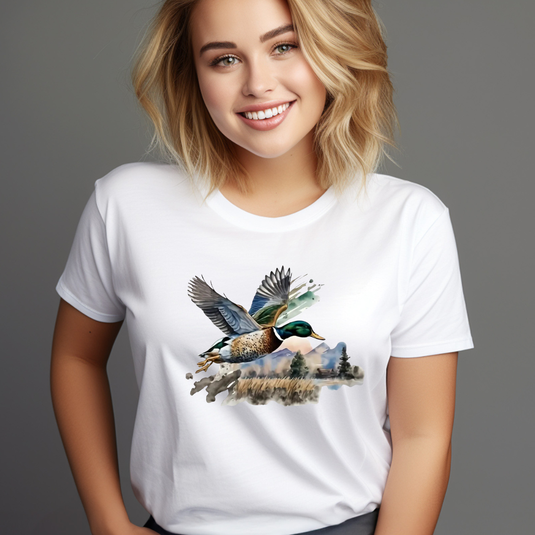 Girls/Guys - Hunting Lovers (Ducks) - Short Sleeve T-Shirt-13