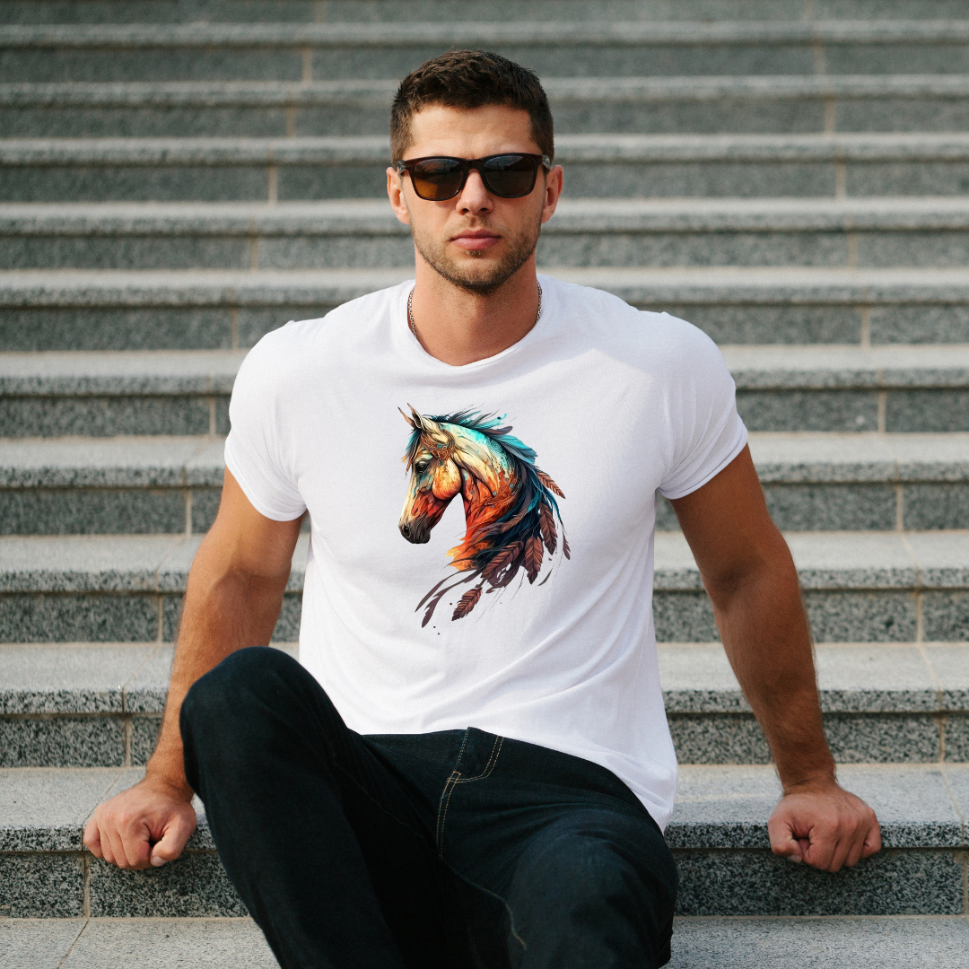 Girls - Guys Horse Lovers - Short Sleeve T-Shirt-17