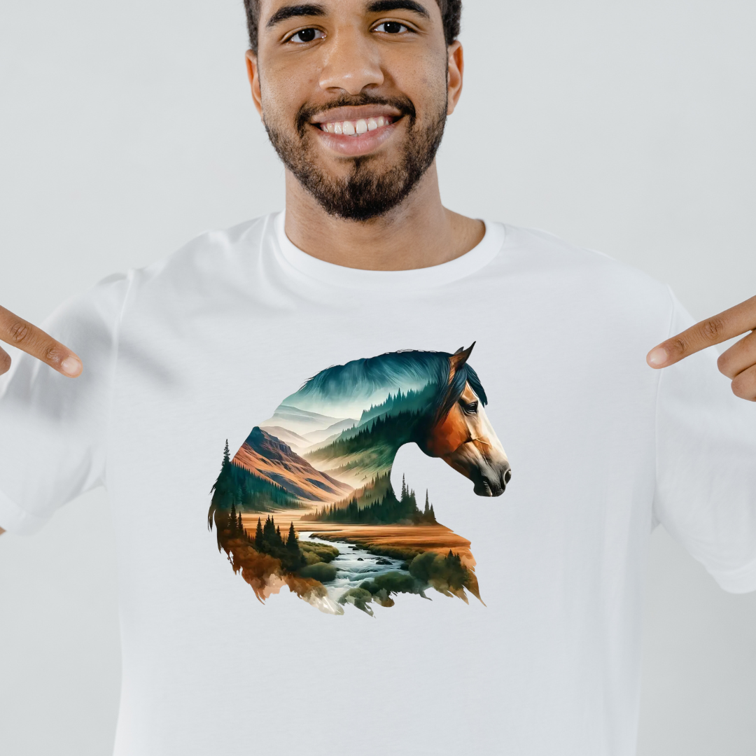 Girls - Guys Horse Lovers - Short Sleeve T-Shirt-18