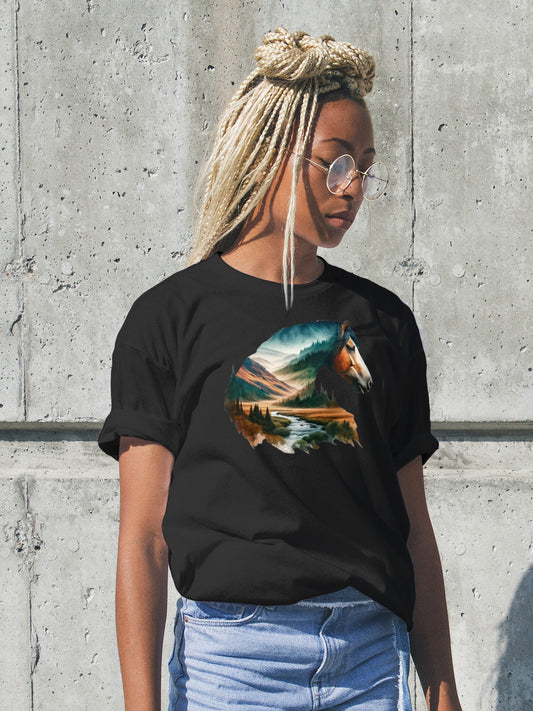 Girls - Guys Horse Lovers - Short Sleeve T-Shirt-18