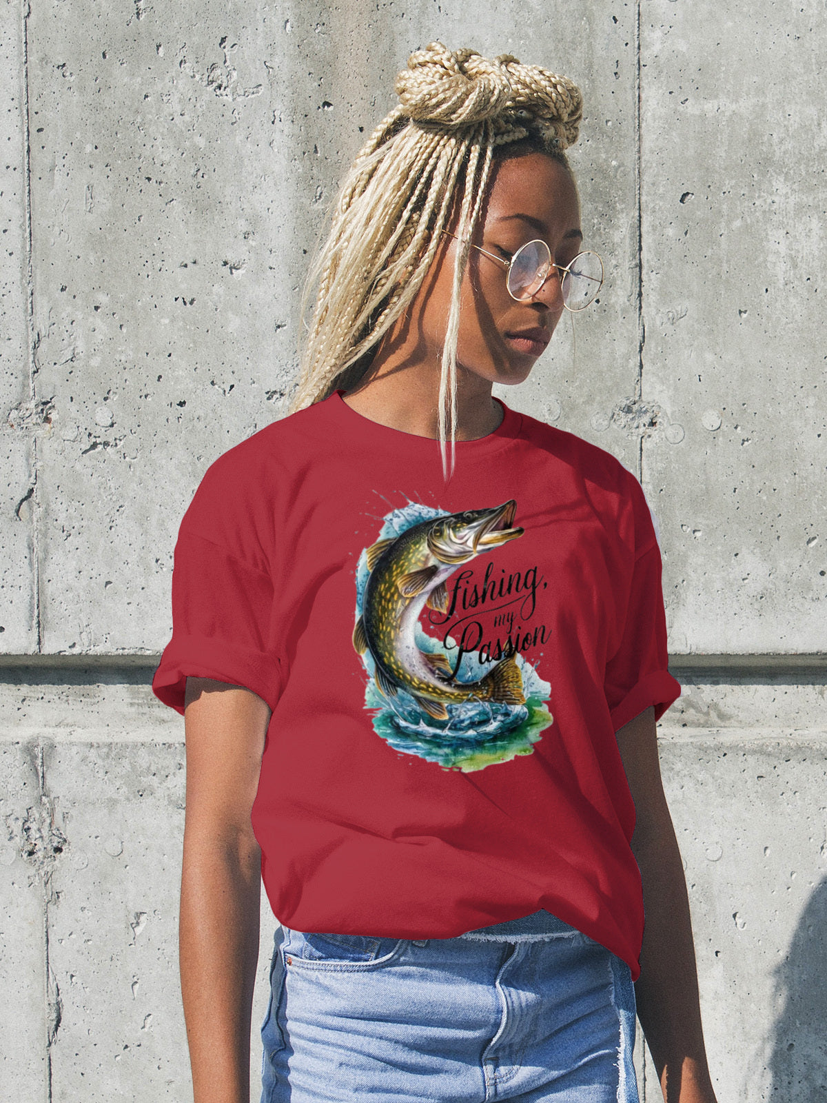 Girls/Guys - Fishing Lovers - Short Sleeve T-Shirt-2