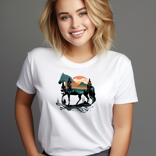 Girls - Guys - Horse Lovers - Short Sleeve T-Shirt-24