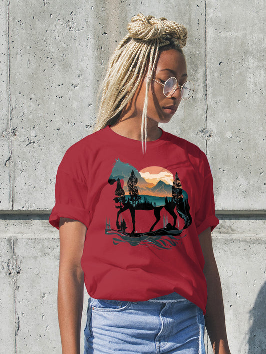Girls - Guys - Horse Lovers - Short Sleeve T-Shirt-24