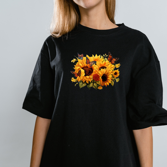 Girls - Guys - Sunflowers - Short Sleeve T-Shirt-25