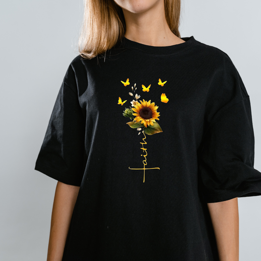 Girls - Guys - Sunflowers - Short Sleeve T-Shirt-26