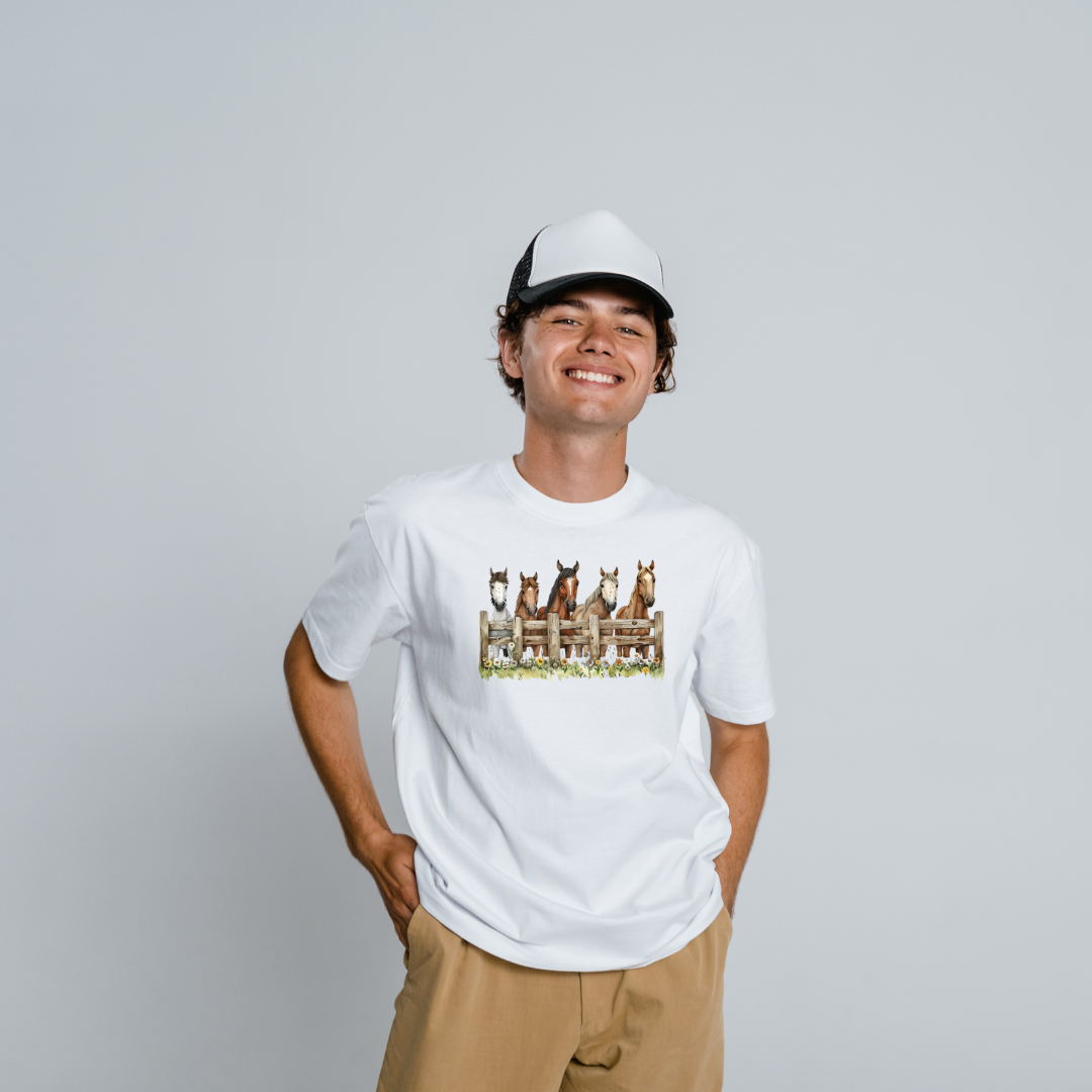 Girls-Guys - Horse Lovers - Short Sleeve T-Shirt-37
