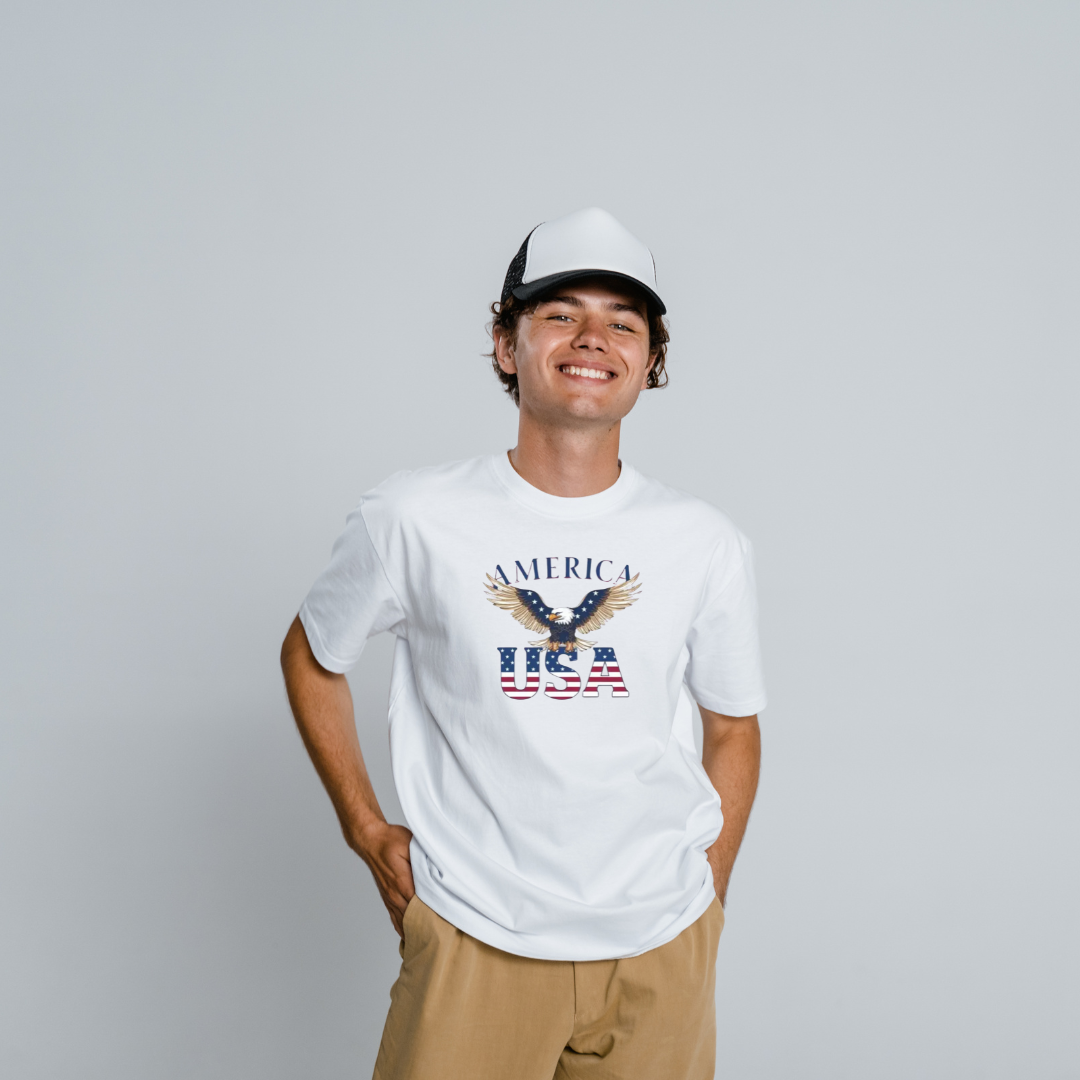 Girls-Guys - USA - Short Sleeve T-Shirt-38