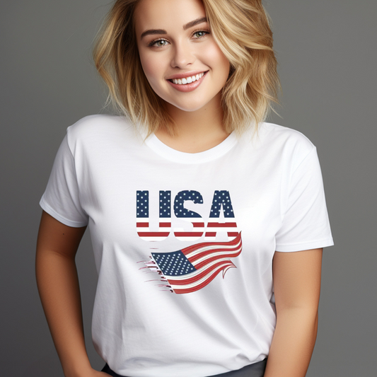 Girls-Guys - USA - Short Sleeve T-Shirt-39