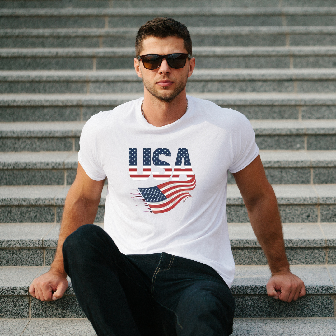 Girls-Guys - USA - Short Sleeve T-Shirt-39