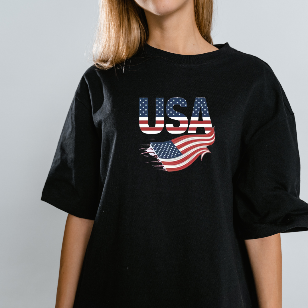 Girls-Guys - USA - Short Sleeve T-Shirt-39
