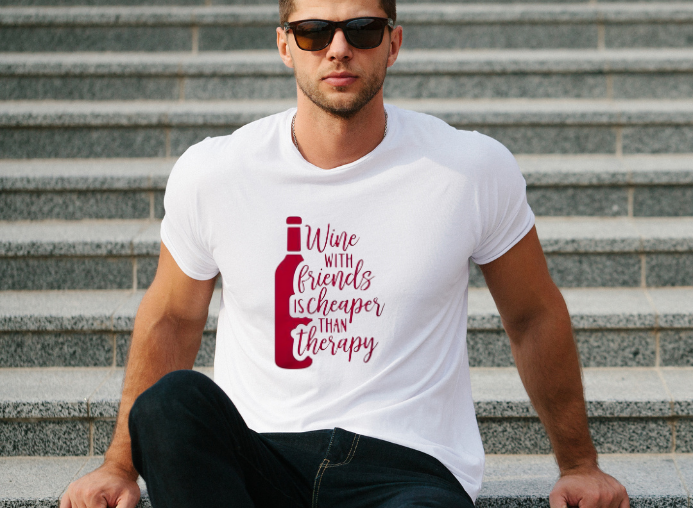 Girls/Guys - Wine Lovers - Short Sleeve T-Shirt-5