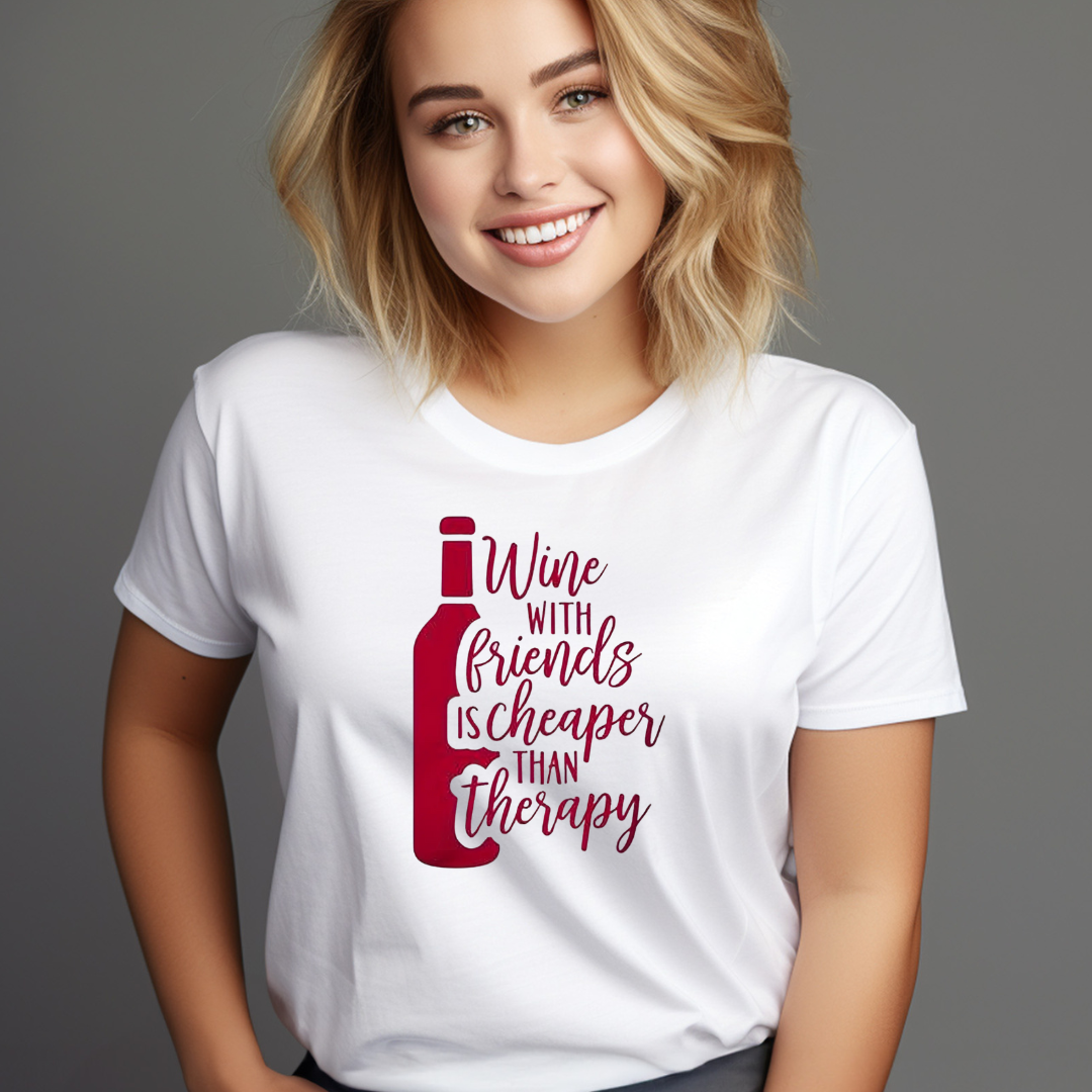 Girls/Guys - Wine Lovers - Short Sleeve T-Shirt-5