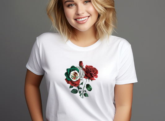 Girls-Guys - Mexican Rose - Short Sleeve T-Shirt-54