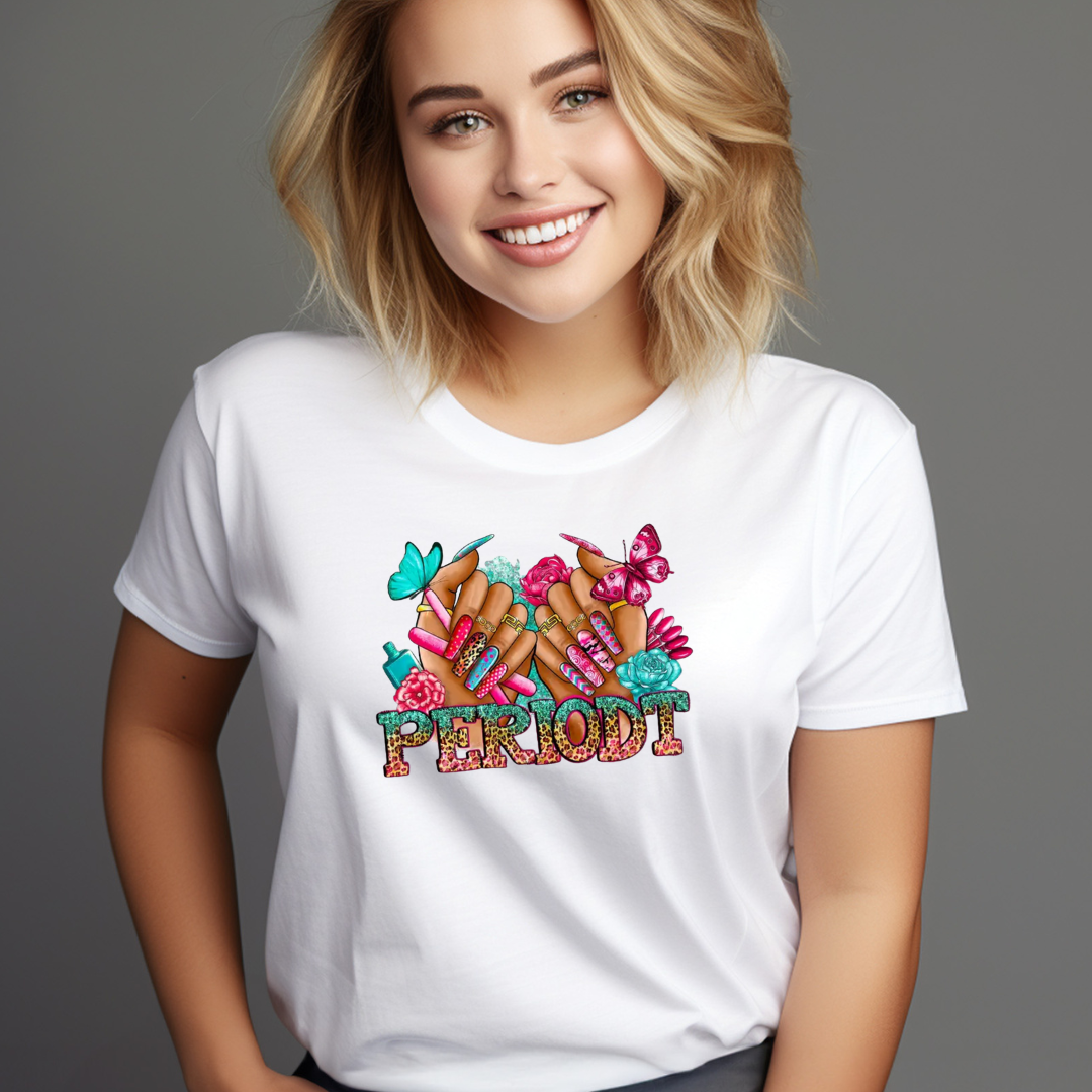 Girls - Nails and colors- Short Sleeve T-Shirt-6
