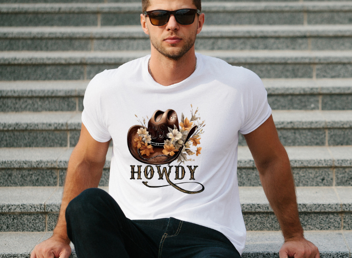 Girls-Guys - Howdy Cowboy - Short Sleeve T-Shirt-60