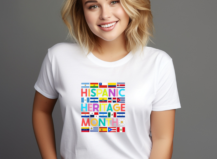 Girls-Guys -   Hispanic Heritage  - Short Sleeve T-Shirt-65